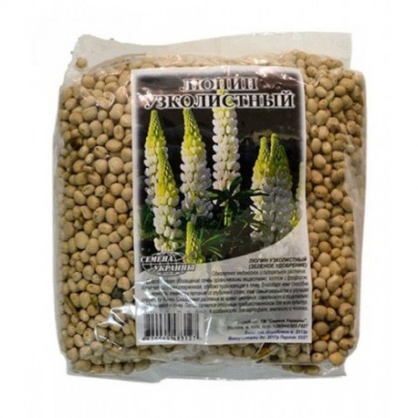 Семена Люпин узколистный, 1 кг, ТМ Семена Украины