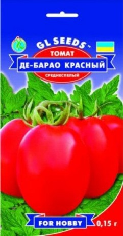 Семена Томата Де-барао красный, 0.15 г, ТМ GL Seeds
