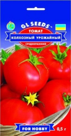 Семена Томата Колхозный урожайный, 0.25 г, ТМ GL Seeds