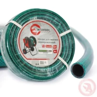 Шланг для полива 3-х слойный 3/4", 20 м, армированный PVC INTERTOOL GE-4043