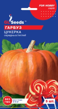 Насіння Гарбуза Цукерка, 5 шт., ТМ GL Seeds