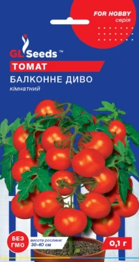 Насіння Помідорів Балконне диво, 0.1 г, ТМ GL Seeds