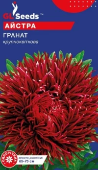 Насіння Айстри Гранат, 0.2 г, ТМ GL Seeds