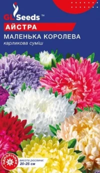 Насіння Айстра Маленька Королева, 0.3 г, ТМ GL Seeds
