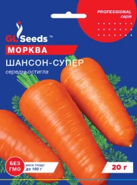 Насіння Моркви Шансон Супер, 20 г, TM GL Seeds