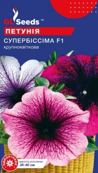 Насіння Петунія Супербіссіма F1, 0.1 г, ТМ GL Seeds