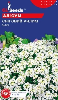 Насіння Аліссум Сніговий килим, 0.1 г, ТМ GL Seeds