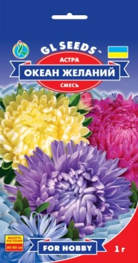 Насіння Астра Океан бажань, 0.5 г, ТМ GL Seeds