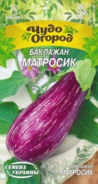 Семена Баклажана Матросик, 0,25 г, ТМ Семена Украины