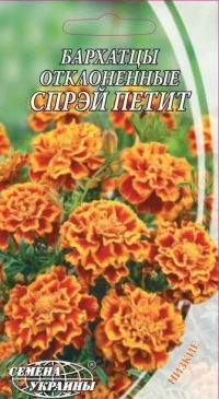 Насіння Чорнобривці відхилені Спрей Петіт, 0,5 г, ТМ Семена Украины