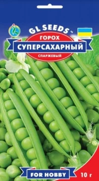 Семена Гороха спаржевого Суперсахарный, 10 г, ТМ GL Seeds