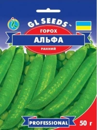 Насіння Гороха Альфа, 50 г, ТМ Gl Seeds