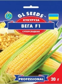 Насіння Кукурудзи Вега F1, 20 г, ТМ GL Seeds