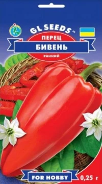 Насіння Перцю Бівень, 0.25 г, ТМ GL Seeds