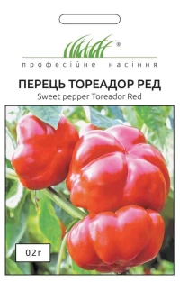 Семена Перца Тореадор Рэд F1, 0.2 г, Anseme, Италия, ТМ Професійне насіння