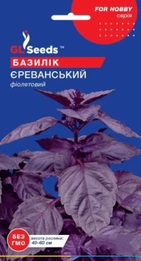 Насіння Базилік Єреванський Фіолетовий, 1 г, ТМ GL Seeds, НОВИНКА