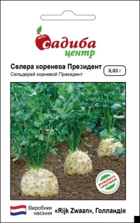 Насіння Селери кореневої Президент, 0.03 г, Rijk Zwaan, Голландія, ТМ Професійне насіння