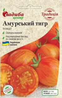 Насіння Помідорів Амурський тигр, 0,1 г, ТМ Садиба Центр