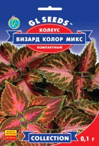 Насіння Колеус Візард Колор Мікс, 10 шт, ТМ GL Seeds