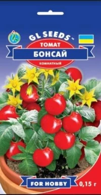 Насіння Помідорів Бонсай-чері, 0,1 г, ТМ GL Seeds