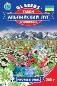 Насіння Трави газонної Альпійський луг, 200 г